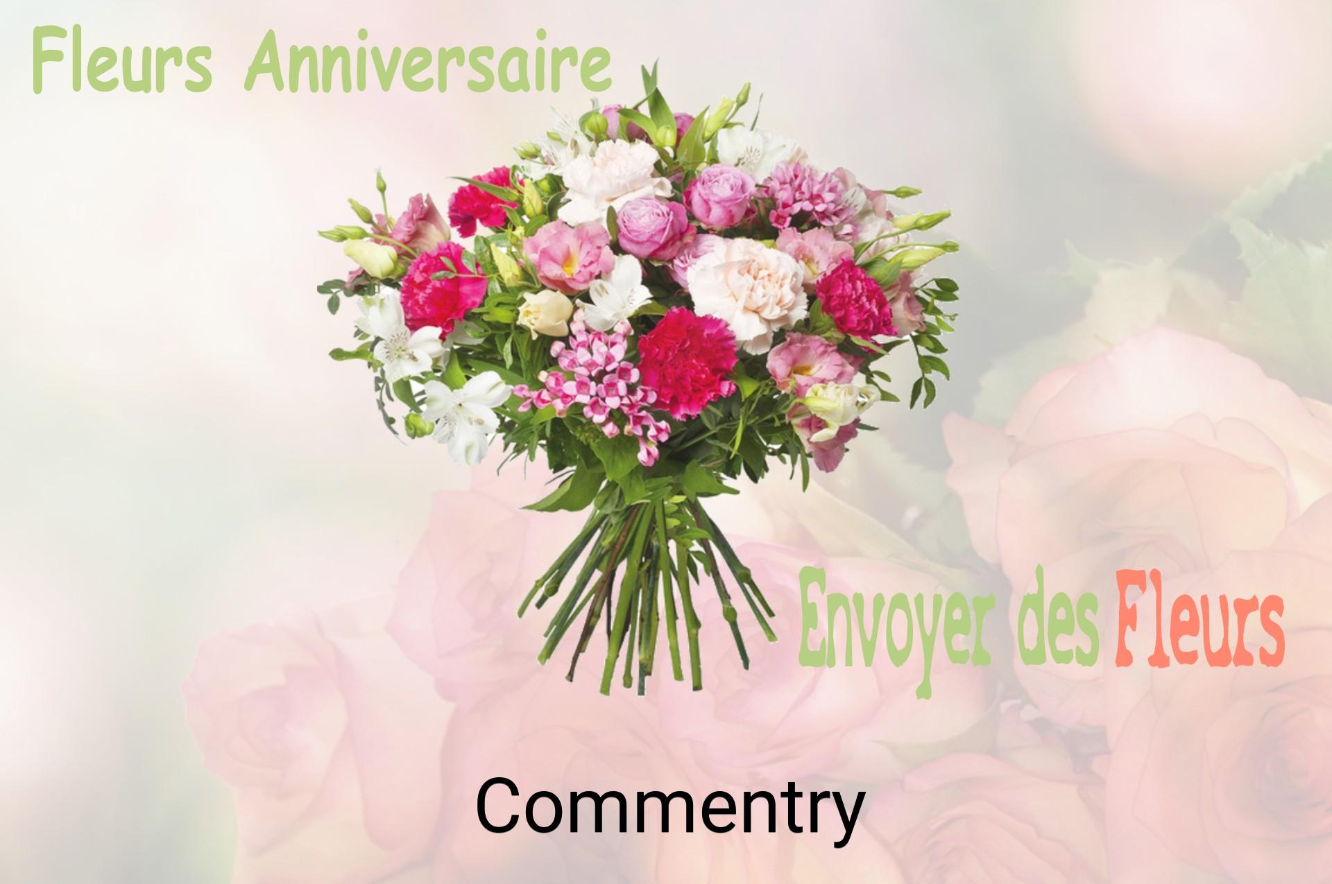 Bouquet de fleurs d’anniversaire livré à Commentry
