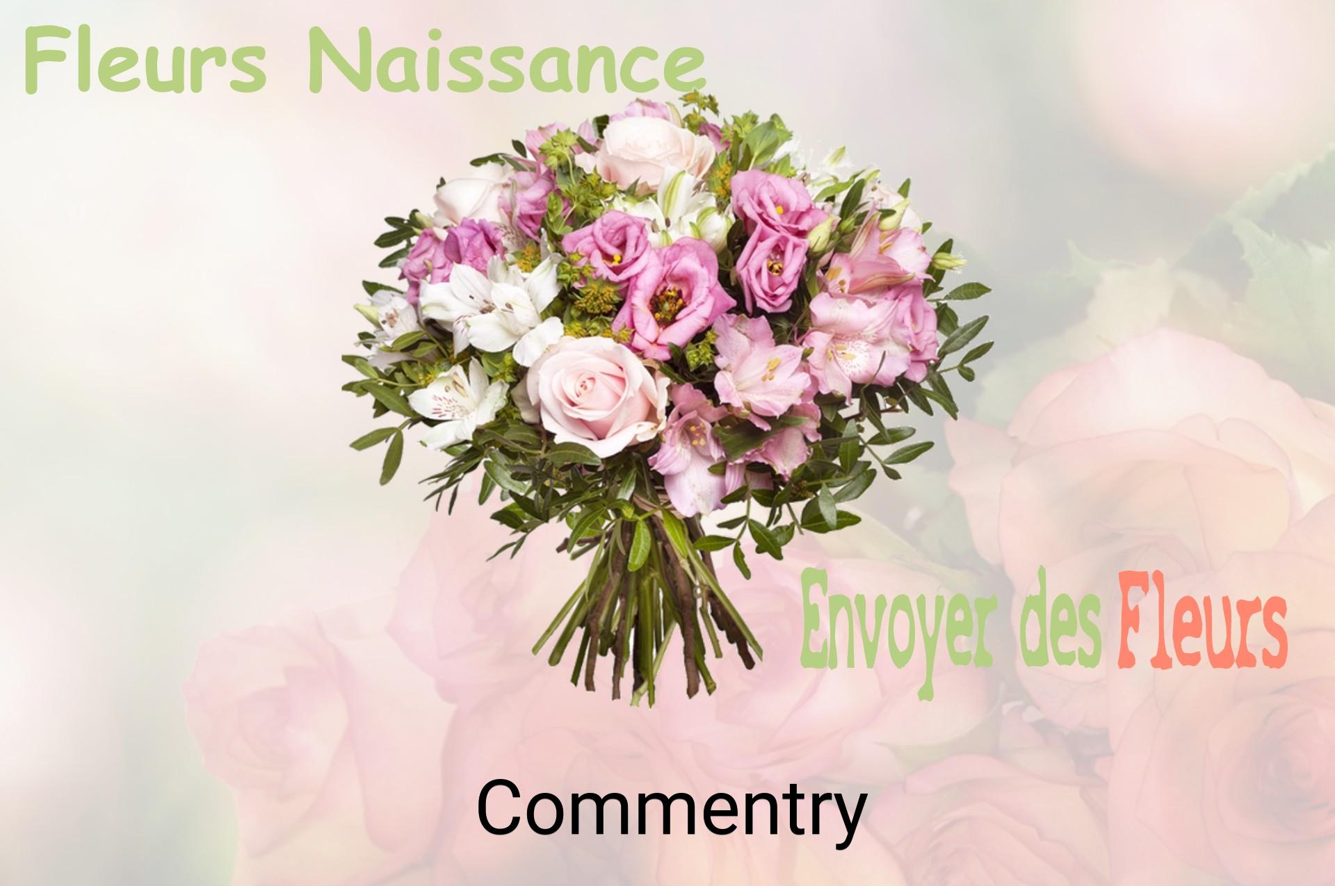 Bouquet de fleurs de naissance livré à Commentry